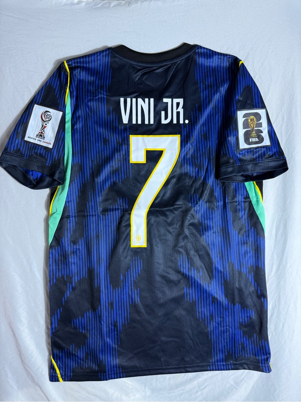Brazil Away Jersey 2026 World Cup Vini Jr 7# NWT # Adult size